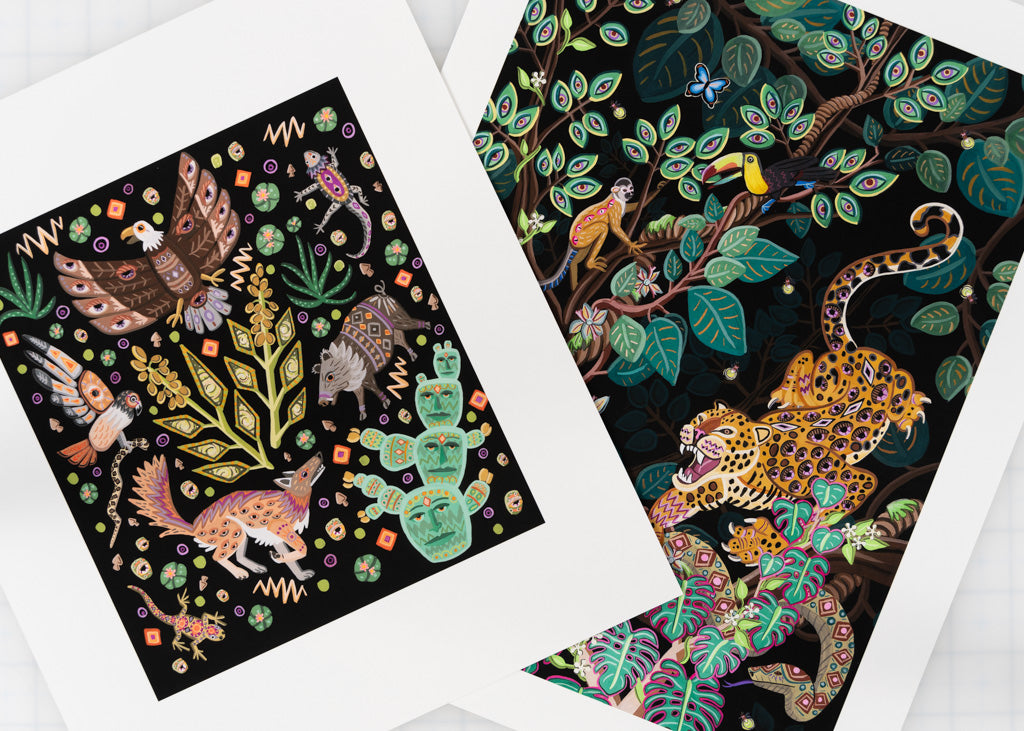 Special Order – Indigo Rabbit Prints